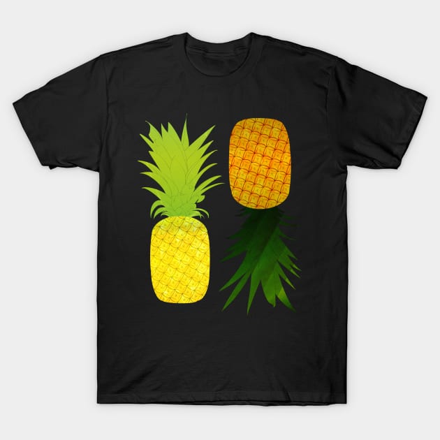 Yellow Pineapple Golden Pineapple T-Shirt by calliew1217